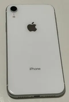 【美品】iPhoneXR White　64GB　 白