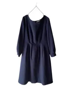 any SiS シンプルワンピース　ネイビー　オンワード樫山
