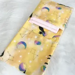 サニタリーケース 黒猫 星座 宝石 星 黄色 イエロー ゴールド S10506