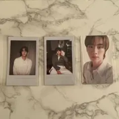 BTS JIN チェキ風ポラロイド・トレカ3枚セット