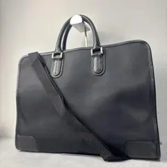 良品✨Paul smith ビジネスバッグ ナイロン レザー ブラック パープル