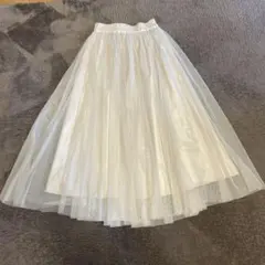 アースミュージック&エコロジー　チュールスカート