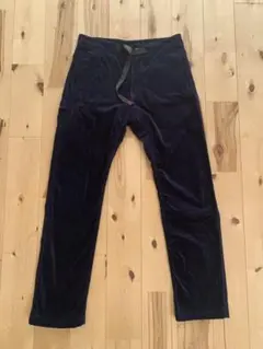 GRAMICCI グラミチ ベロア ダークネイビー イージーパンツ