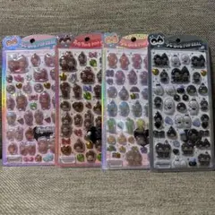 国内正規品 モンチッチ うるちゅるポップシール うるちゅるPOPSEAL4枚