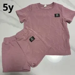 110 シーイン セットアップ ピンク Tシャツ 半ズボン ショートパンツ 5yのサムネイル