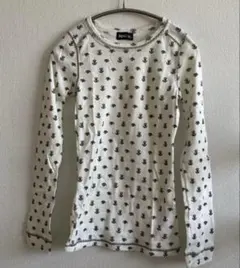 HYSTERIC GLAMOUR Tシャツ ドクロ　カットソー　レース　ドクロ