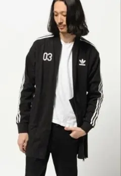 adidas ロング丈トラックジャケット