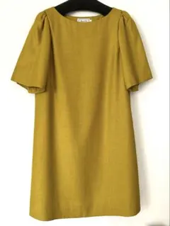 アナトリエ ワンピース　　レトロワンピース フレアスリーブ　Anatelier