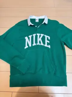 美品 NIKE クラブ フリース ロングスリーブ ポロ スウェットシャツ XXL