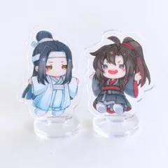 MiMi×THEキャラCAFE 魔道祖師 魏無羨 藍忘機 忘羨 缶バッジ 3点 - メルカリ