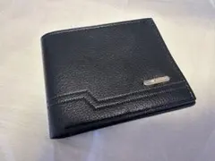 t*7様 新品未使用品! puレザー 財布 折りたたみ式 ブラック