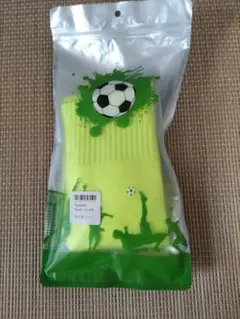 新品未使用　サッカーソックス　24-27　　ライトグリーン