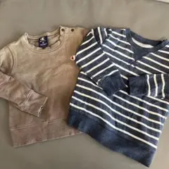 MUJI チャンピオン トレーナー 2点セット 90 95