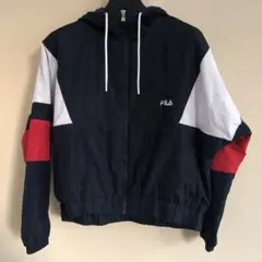FILA フード付きネイビージャケット S