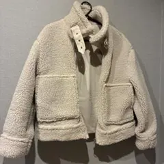 ボアジャケット スナップ