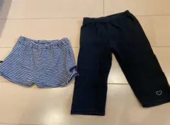 オーバーパンツ　スパッツ　レギンス  110㎝　2枚セット