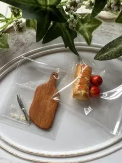 ミニチュア ✽ スライス林檎のせ紅茶のパウンドケーキ