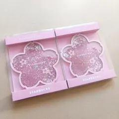 スターバックス スタバ 桜 2026 コースター シャイニーピンク 2枚セット