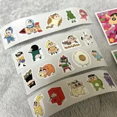 【公式】クレヨンしんちゃん　原作　変身　シール　20枚★