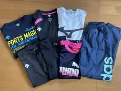 140cm バレーボール 練習着　長袖半袖など7枚セット