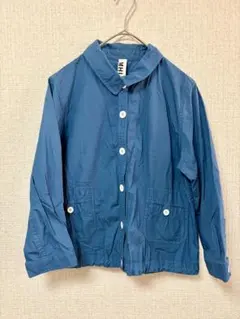 MHL. マーガレットハウエル☆青のシャツ風マウンテンパーカー
