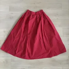 IENA イエナ　コットンナイロンシアーランダムタックスカート　34