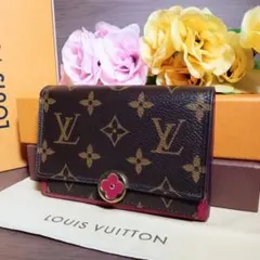 b788 ✨超極美品✨ ルイヴィトン ポルトフォイユ・フロール コンパクト