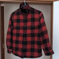 赤黒チェック柄ジャケット（裏ボア）のサムネイル