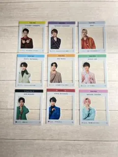 【カレンダー特典】Snow Manクリアカード9枚セット