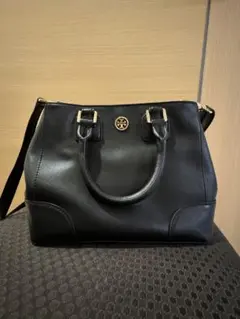 トリーバーチ ショルダーバッグハンドバッグ 2way レザー黒