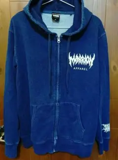 Marathon Apparel ジップアップパーカーネイビー XL