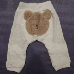 【美品】プティマイン　くまさんパンツ　80