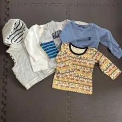 セール‼️チャンピオン　トレーナー下着　ベスト男の子90サイズ5点まとめ売り