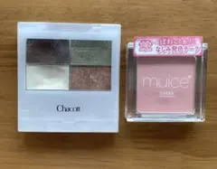 チャコットアイシャドウ、muiceチークセットのサムネイル