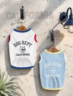 DOGDEPT DEPTA ノースリーブ　ブルーMサイズのサムネイル