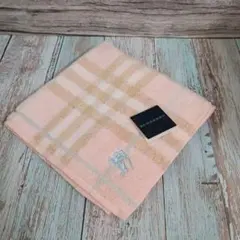 ☆未使用☆BURBERRY バーバリー タオルハンカチ ピンク系 レディース