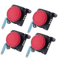 Nintendo Switch 交換用ボタン 赤 4個セット