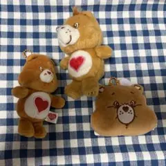 ケアベア ぬいぐるみマスコット 3点セット