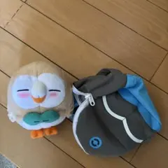 フクロウぬいぐるみとバッグセット