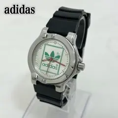 【稼働】 adidas 10-0051 トレフォイル文字盤 腕時計 シルバーのサムネイル