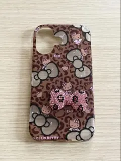 Hello Kitty ヒョウ柄 iPhone16用ケース