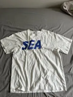 WIND AND SEA Tシャツ ホワイト ブルーのサムネイル