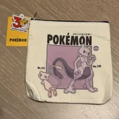 スリーコインズ 3COINS ポケモン ポーチ ミュウツー ミュウ イーブイ