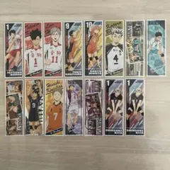 【バラ売り可】ハイキュー ロングステッカー15枚