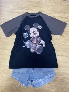 ミッキーマウス グラフィック Tシャツ 半袖