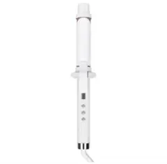 ホワイト カールヘアアイロン 3段階温度設定