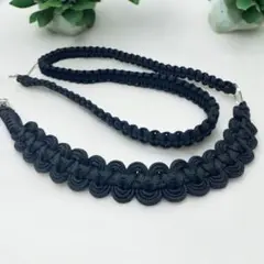 カラー変更可能　スマホショルダーストラップ　ブラック　一色　シンプル