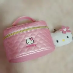 Hello Kitty キルティングポーチ ピンク