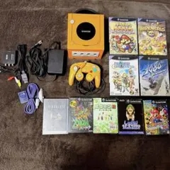 【ジャンク】GC DOL-101 オレンジ本体＋純正コン1＋ソフト多数