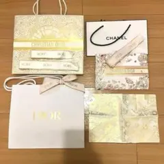 DIOR CHANEL ギフトボックス・ショッパー袋　空箱・紙袋